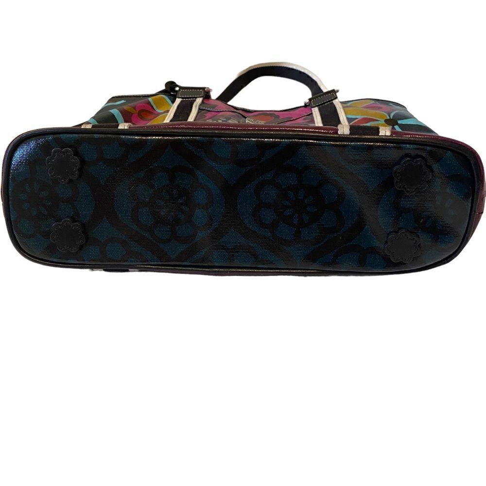Brighton Colorful Flower Patterned Large Tote. - Picture 6 of 7